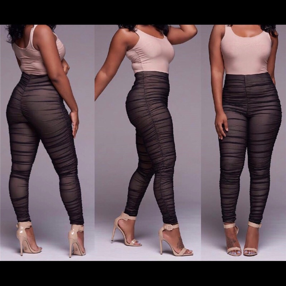 NWOT Kim K Mesh Inspired Jumpsuit